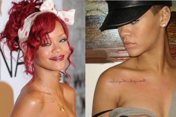 One of the most meaningful tattoos of the young diva is actually a motto of 