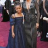 Halle Berry poses with Quenzhane Wallis