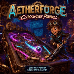 AETHERFORGE – CLOCKWORK PINBALL – Free Online Game