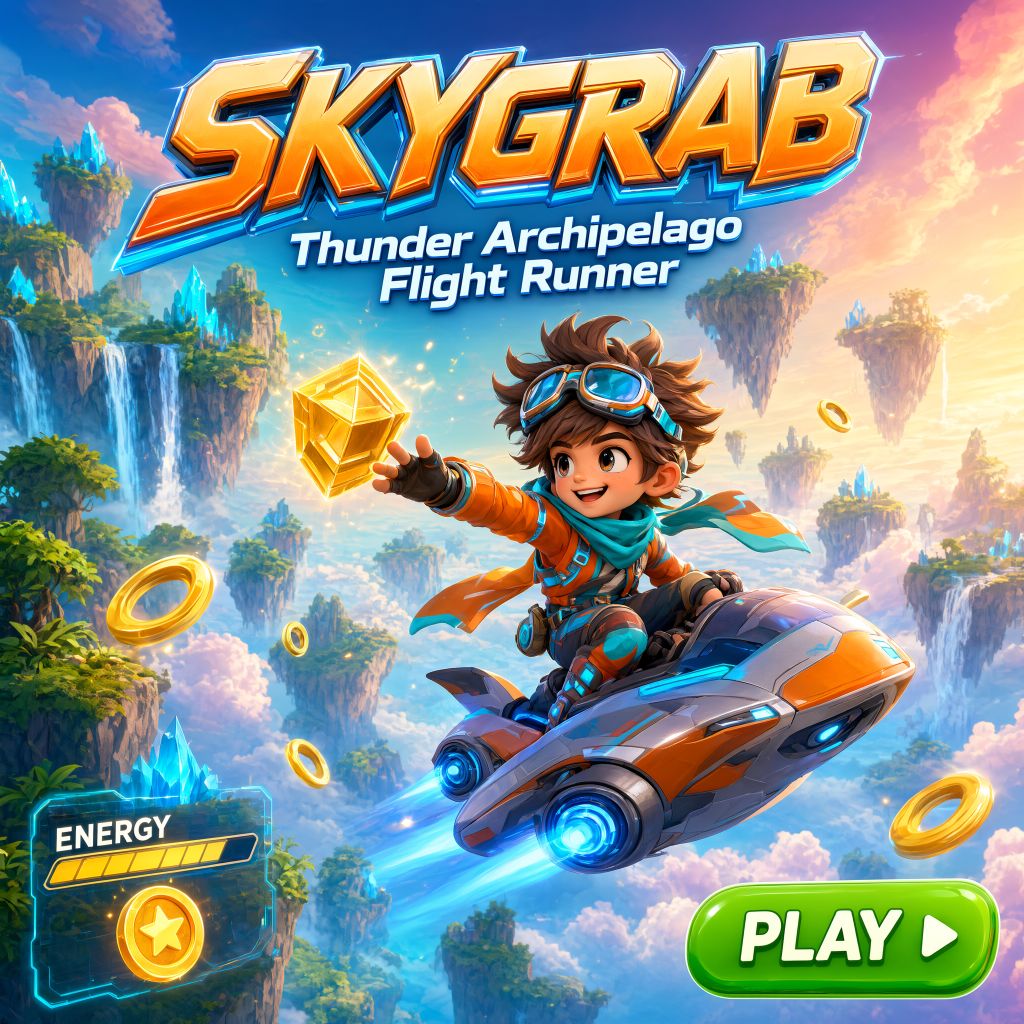 SKYGRAB — Thunder Archipelago Flight Runner – Free Online Game
