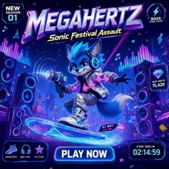MEGAHERTZ — Sonic Festival Assault – Free Online Game