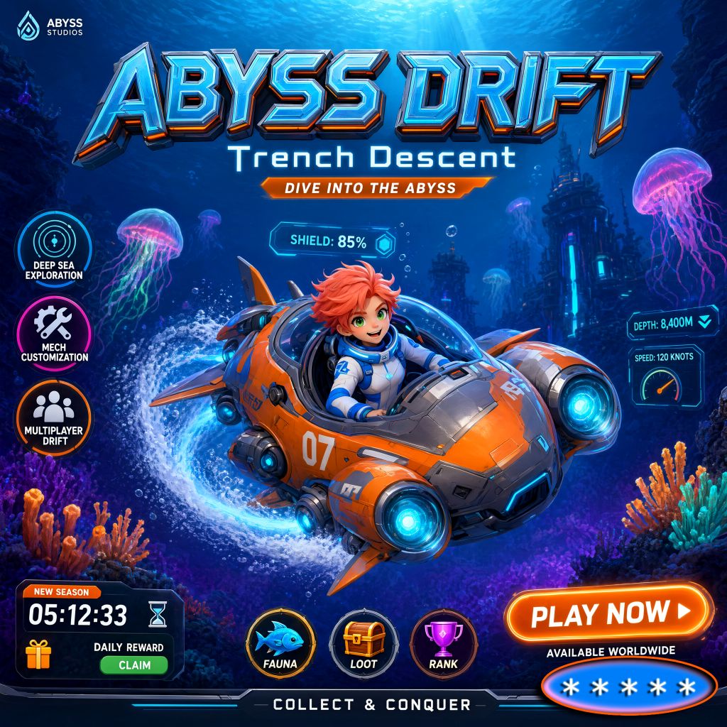 ABYSS DRIFT — Trench Descent – Free Online Game