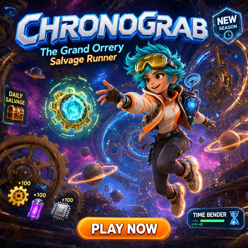 CHRONOGRAB — The Grand Orrery Salvage Runner – Free Online Game
