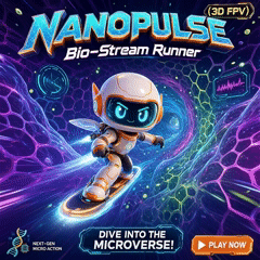 NANOPULSE — Bio-Stream Runner – Free Online Game