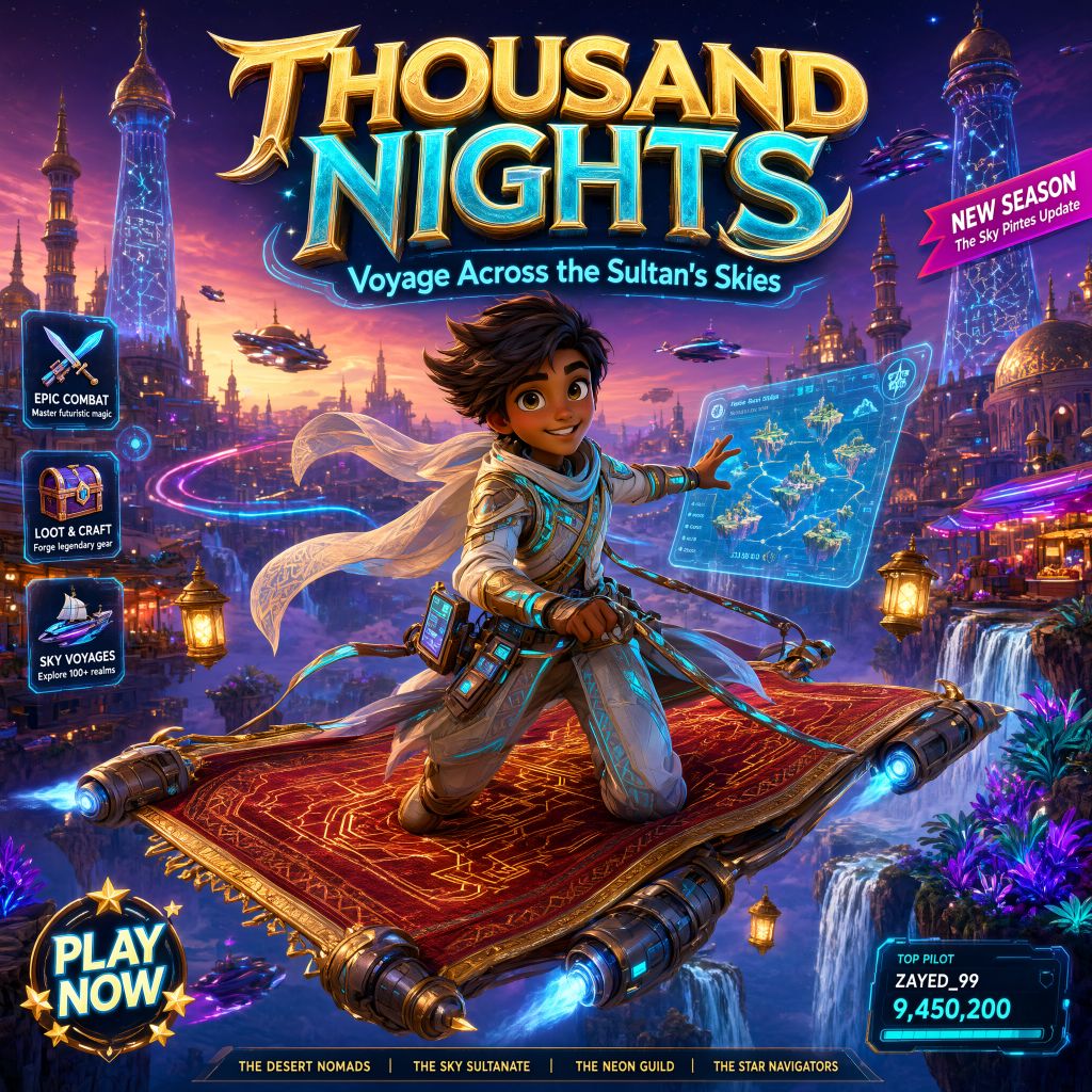THOUSAND NIGHTS — Voyage Across the Sultan’s Skies – Free Online Game